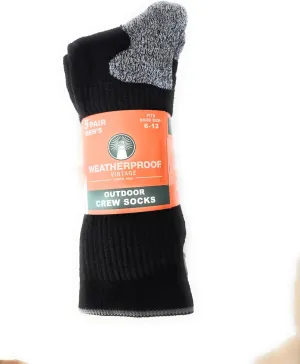 Weatherproof Men’s Outdoor Crew Sock 4-pair