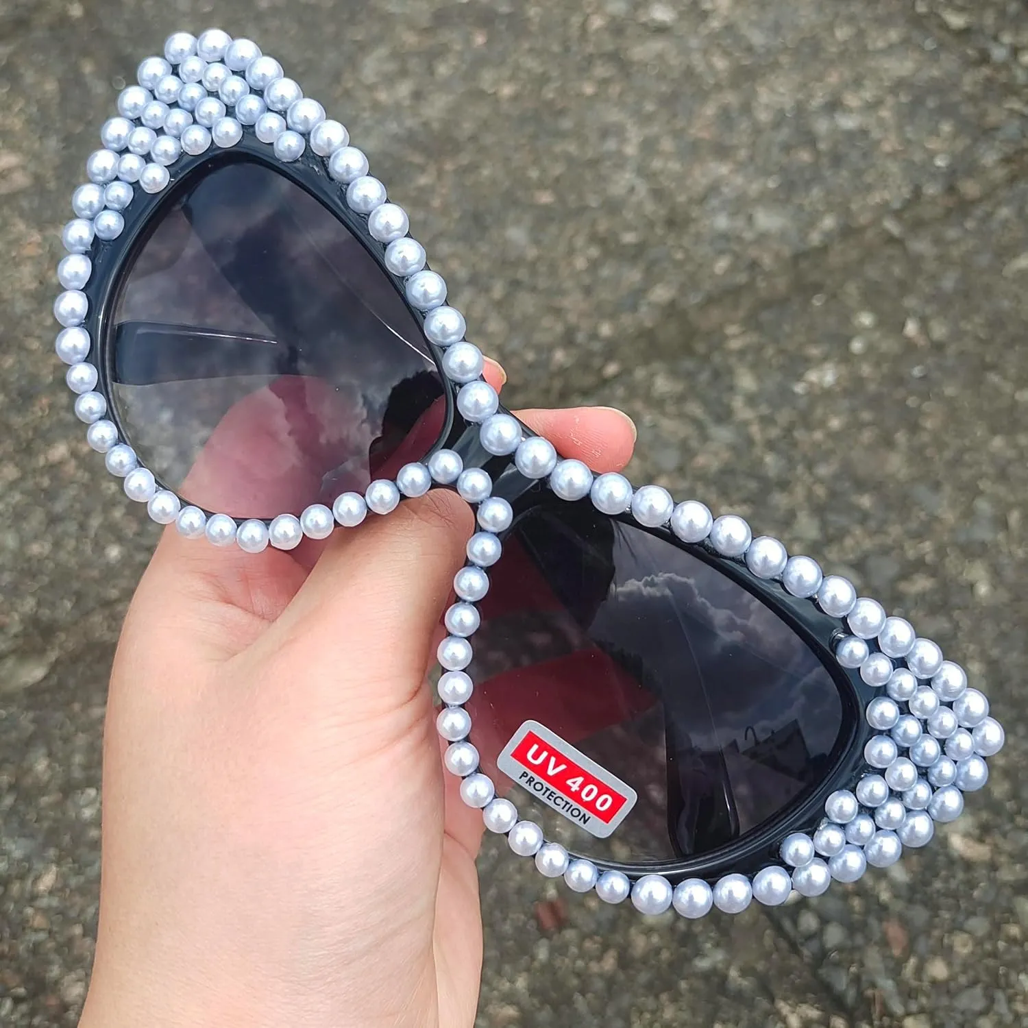 willochra Oversized Diamond Sunglasses Women Rhinestone Cat Eye Sunglasses Vintage Men bling party sunglasses Eyewear