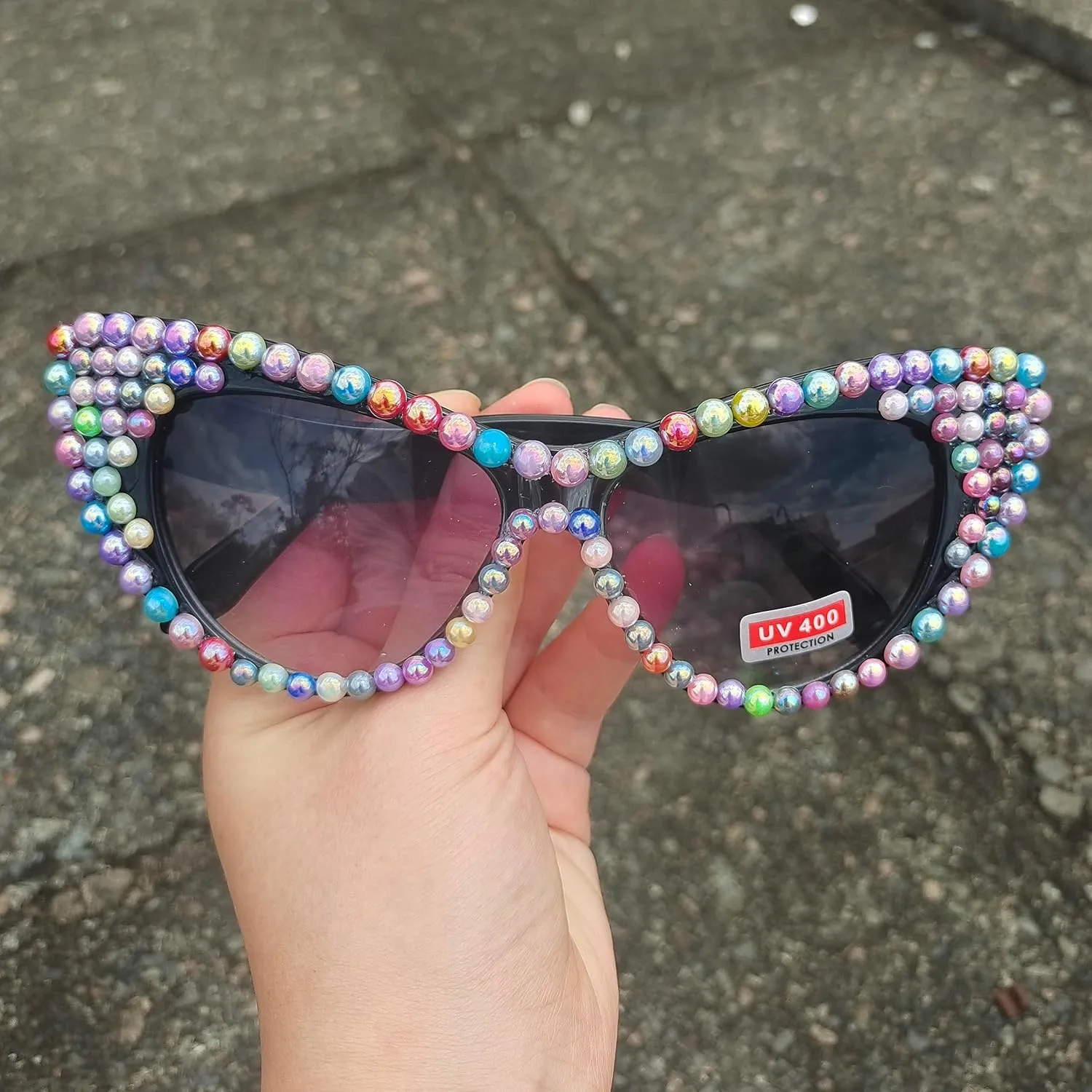 willochra Oversized Diamond Sunglasses Women Rhinestone Cat Eye Sunglasses Vintage Men bling party sunglasses Eyewear