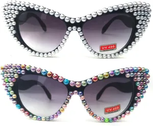willochra Oversized Diamond Sunglasses Women Rhinestone Cat Eye Sunglasses Vintage Men bling party sunglasses Eyewear