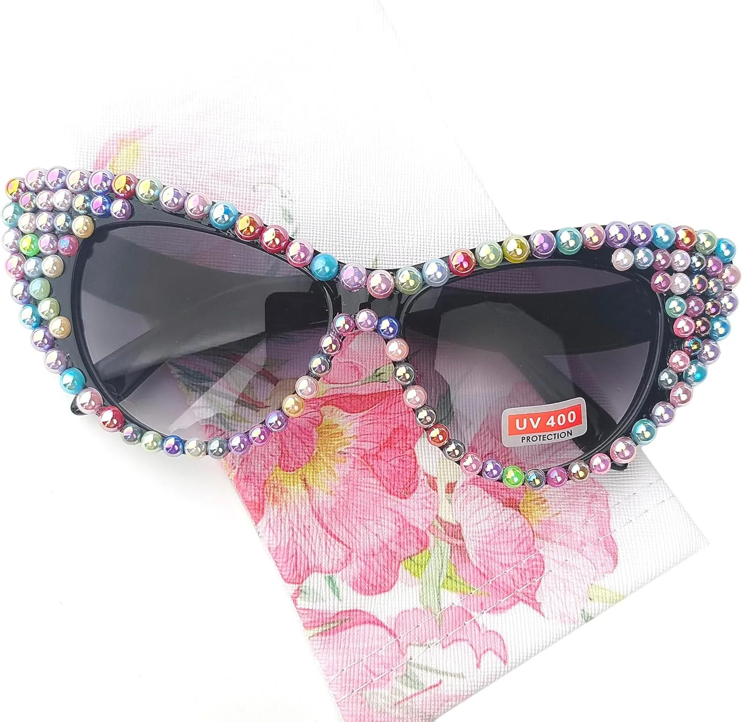 willochra Oversized Diamond Sunglasses Women Rhinestone Cat Eye Sunglasses Vintage Men bling party sunglasses Eyewear