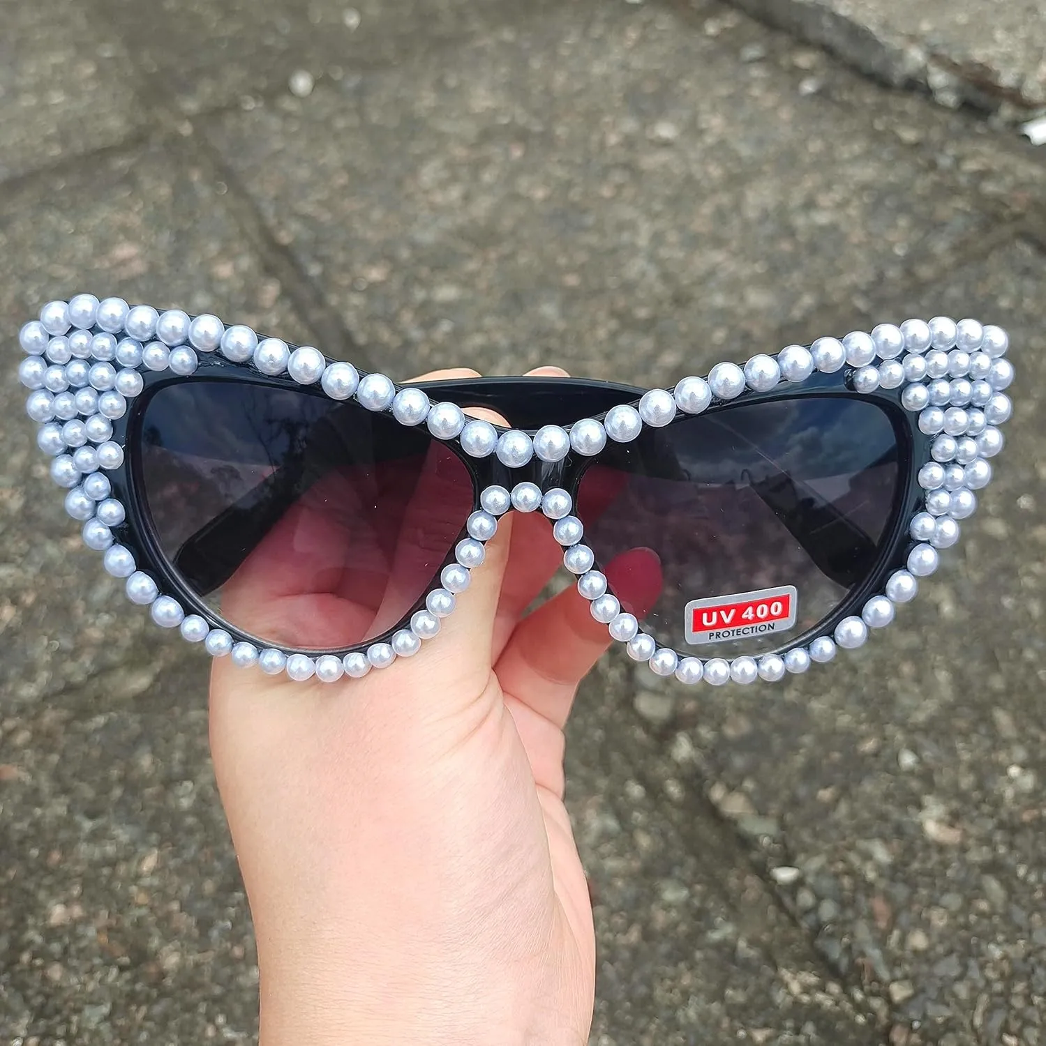 willochra Oversized Diamond Sunglasses Women Rhinestone Cat Eye Sunglasses Vintage Men bling party sunglasses Eyewear