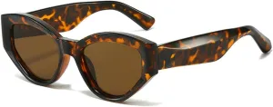willochra Retro Vintage Narrow Cat Eye Sunglasses for Women Men 90s Small Chic Style Trendy Sunnies UV400 Protection