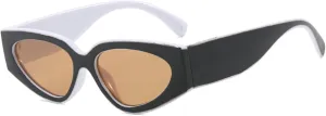 willochra Vintage Cat Eye Women Sunglasses Vintage Small Triangle Trending Sun Glasses for Men Outdoor black Eyewear UV400