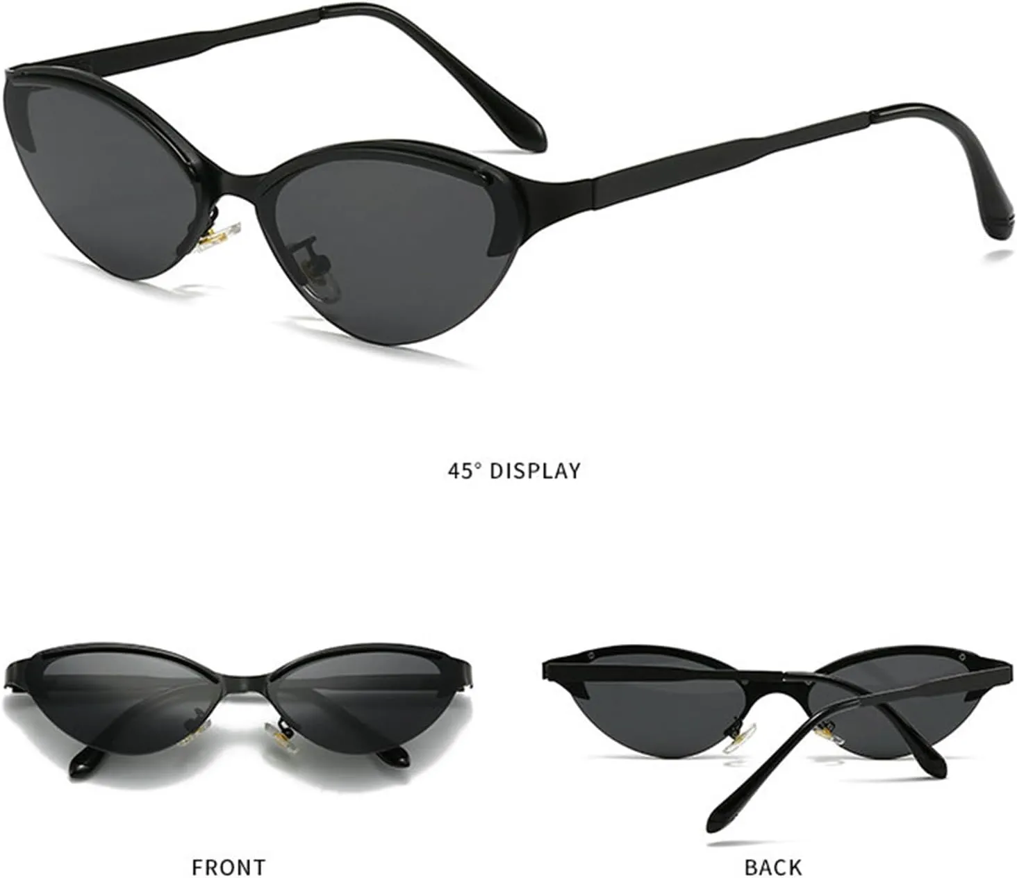 willochra Vintage Fashion Cat Eye Sunglasses Women For Men Sun Glasses Punk Hip Hop Sexy Lady Eyeglasses F25