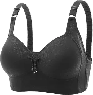 Wireless Bras for Women No Underwire Plus Size Bras Comfortable Push Up Bralette Soft Full Coverage Everyday Bras