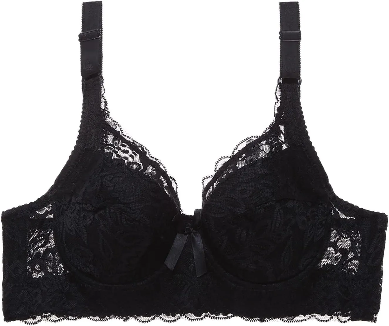 Women Sexy Lace Bras for Women, Full Coverage No Underwire Everyday Bras Comfortable Wireless Padded Bras