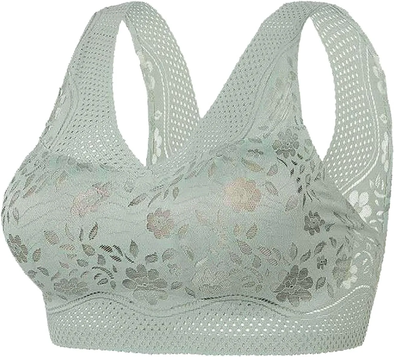 Womens Bras No Underwire Wireless Seamless Bra Push Up Bralette Full Coverage Comfort Raceback Everyday Bra