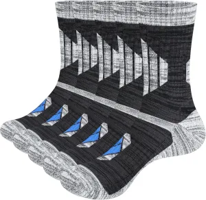 Women's Hiking Socks Cushioned Casual Athletic Socks Comfort Work Boot Socks Wicking Cotton Socks For Women