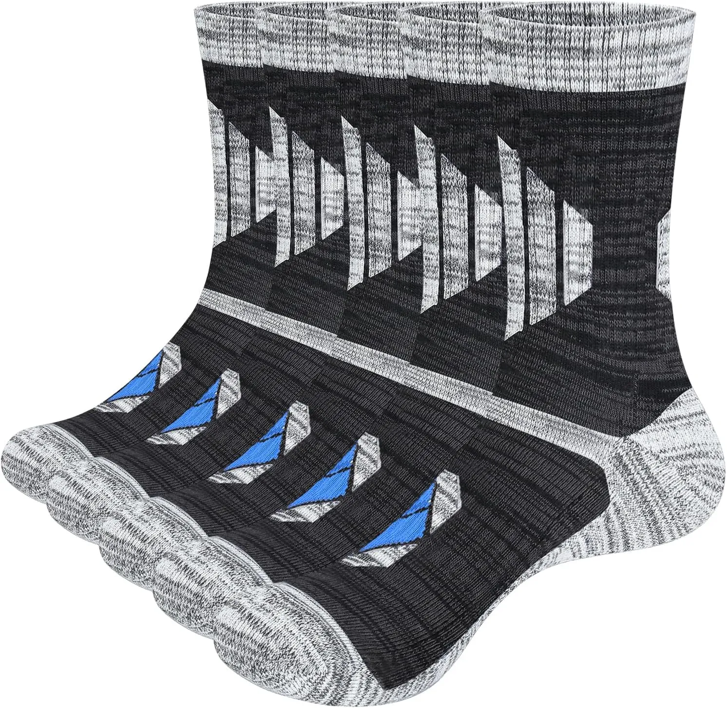 Women's Hiking Socks Cushioned Casual Athletic Socks Comfort Work Boot Socks Wicking Cotton Socks For Women