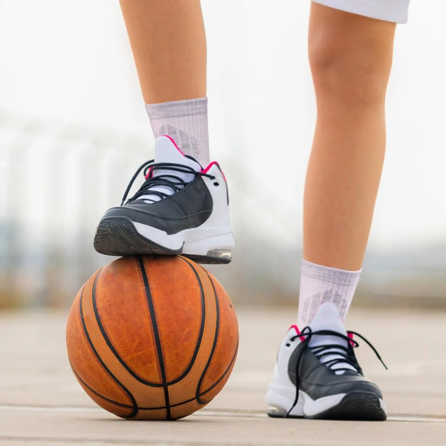 Women's Hiking Socks Cushioned Casual Athletic Socks Comfort Work Boot Socks Wicking Cotton Socks For Women
