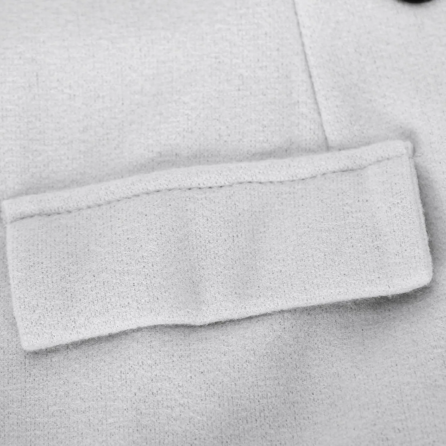 Women's Winter Wool Coats Double-Breasted Notched Lapel Warm Work Jacket Midi Long Peacoat Long Sleeve Solid Pea Coat