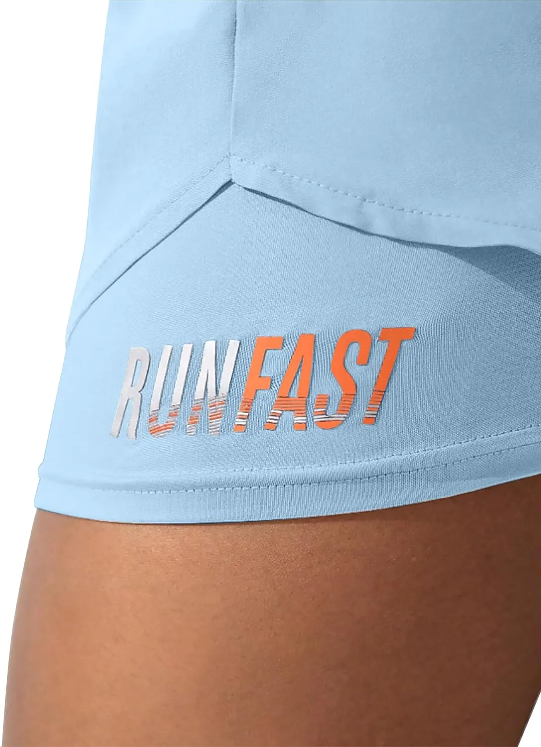 YOAKUKA Women's 2 in 1 Workout Shorts Gym Workout Yoga Running Biker Tennis Skirts Clothes Summer