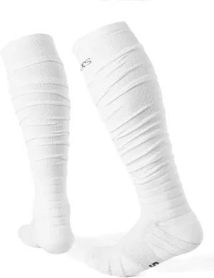 Yxmeiguo Scrunch Football Socks Extra Long Padded Sports Athletic Socks for Men Women with Ankle Support Football Accessories