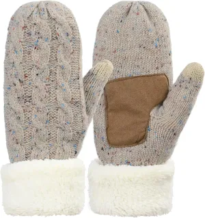 Zando Winter Warm Mittens for Women - Thick Knitted Gloves with Soft Lining - Cold Weather Accessories & Gifts