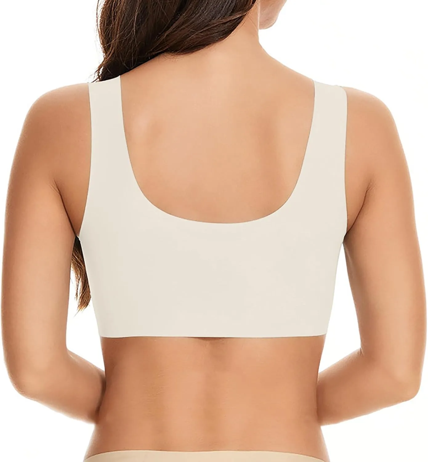 Zen Chic Bras for Women Seamless No Underwire Full Coverage Bras Push Up Breathable Casual Comfortable Bralettes