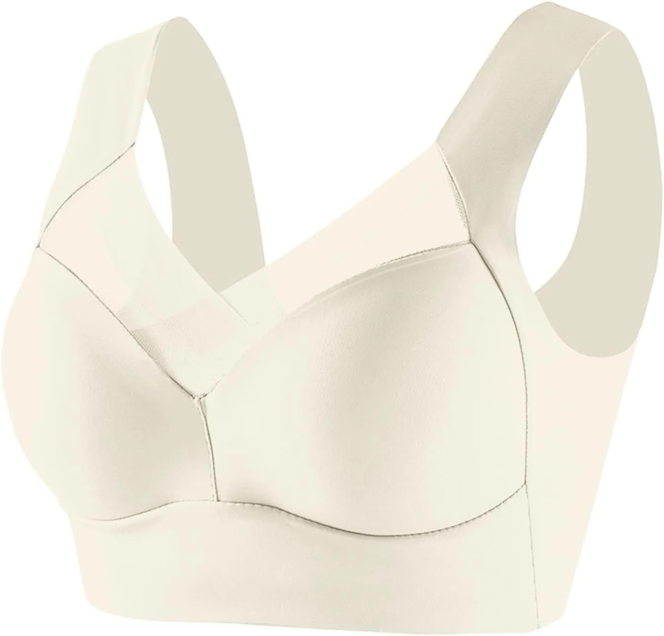 Zen Chic Bras for Women Seamless No Underwire Full Coverage Bras Push Up Breathable Casual Comfortable Bralettes